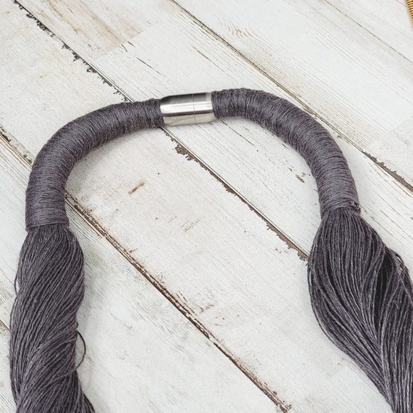 Unique Designer Transparente Statement Necklace - Picture 6 of 11